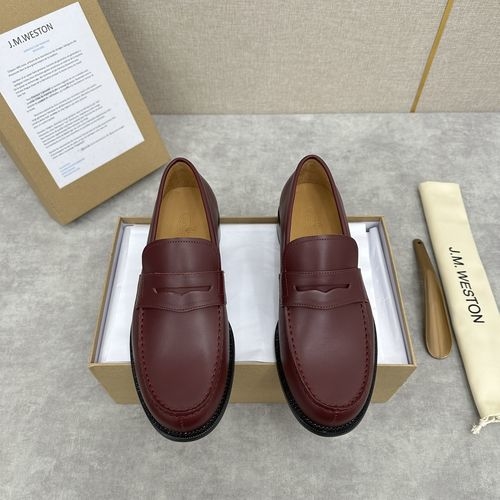 J.M.Weston Classic Oxford Shoes With Elegant Design