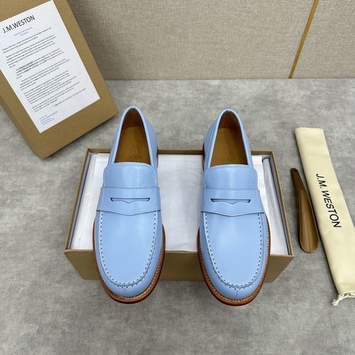 J.M.Weston Classic Oxford Shoes With Elegant Design