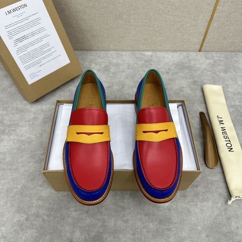 J.M.Weston Classic Oxford Shoes With Elegant Design