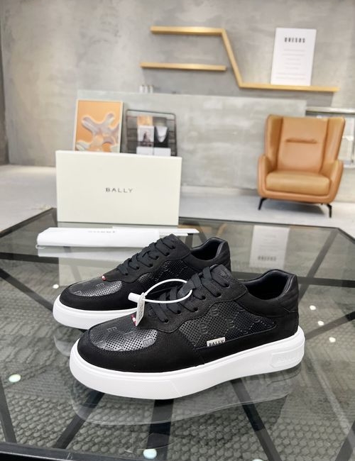 Bally Premium Leather Sneakers With Original Sole
