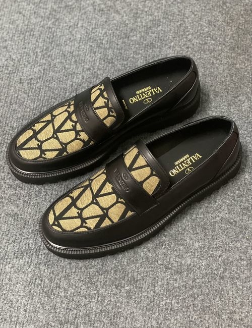 Valentino Cowhide Loafers With Original Soles