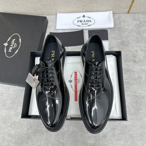 Prada Patent Leather Sneakers With Air Cushion Sole