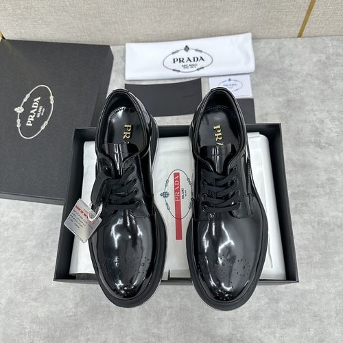 Prada Perforated Calfskin Air Cushion Sneakers