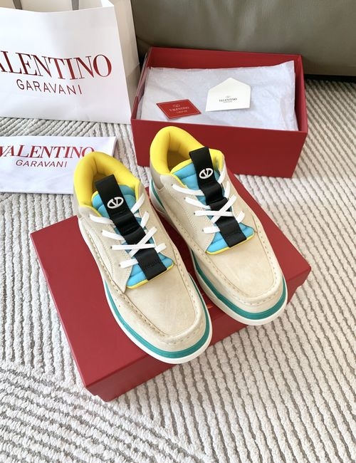 Valentino Runboot Leather Casual Sneakers