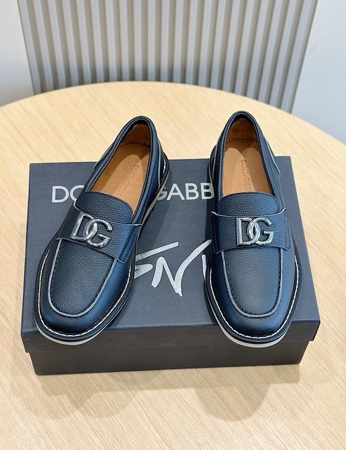 Dolce & Gabbana DG New Florio Suede Loafers