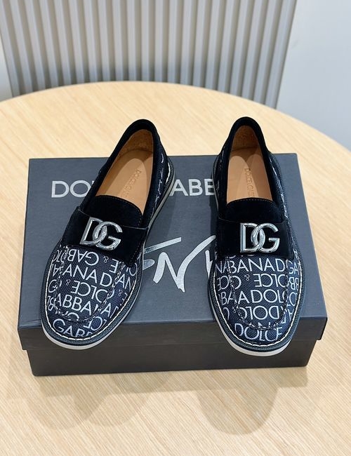 Dolce & Gabbana DG New Florio Suede Loafers