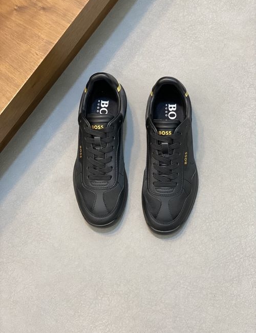 Hugo Boss Cowhide Waterproof Casual Sneakers With TPU Sole