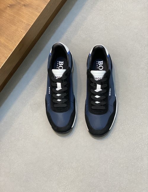 Hugo Boss Cowhide Waterproof Casual Sneakers With TPU Sole
