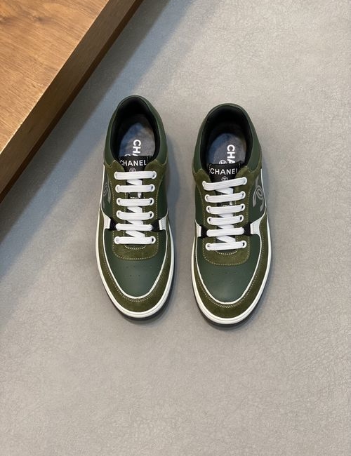 Chanel Suede Color-block Casual Sneakers