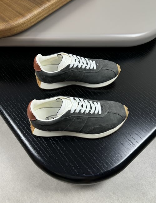 Tods Suede Leather Casual Sneakers