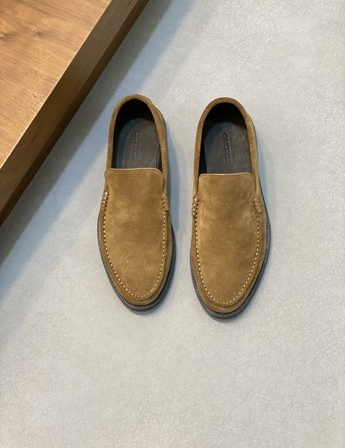 Givenchy Squared Toe Loafer Leather Shoes With 4G Logo
