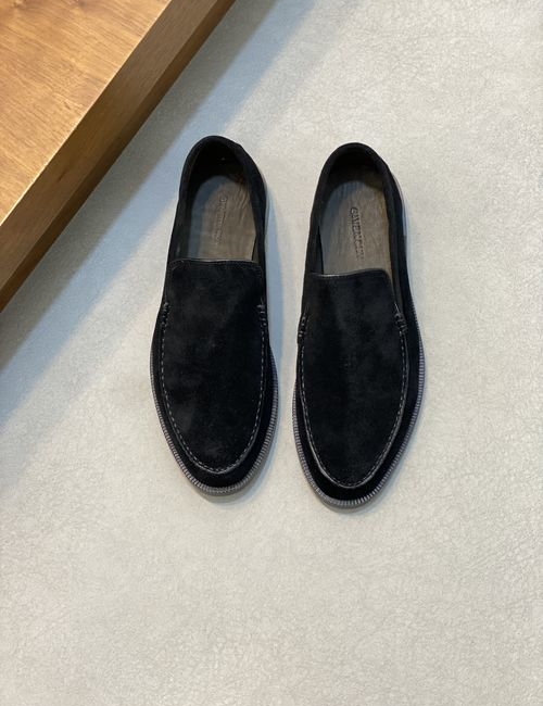 Givenchy Squared Toe Loafer Leather Shoes With 4G Logo