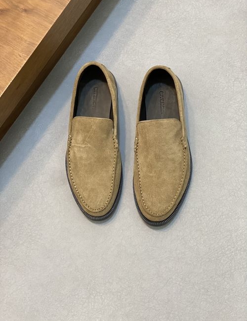 Givenchy Squared Toe Loafer Leather Shoes With 4G Logo