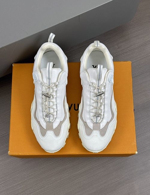 Louis Vuitton LV Rush Sneakers With Metal Logo Accent