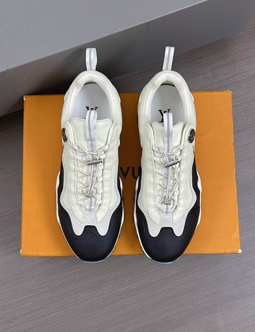 Louis Vuitton LV Rush Sneakers With Metal Logo Accent