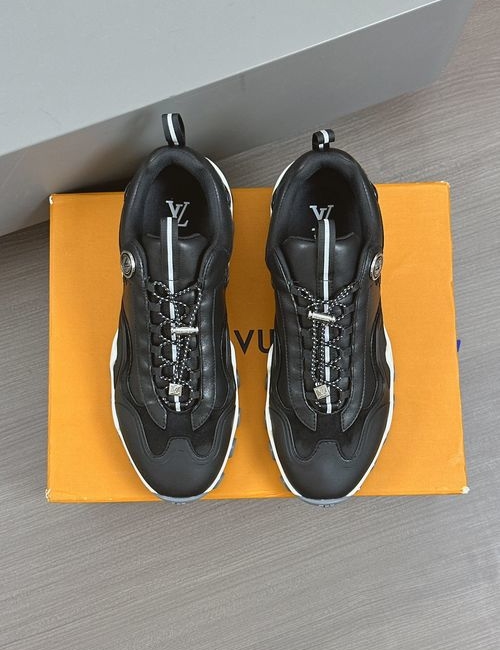 Louis Vuitton LV Rush Sneakers With Metal Logo Accent