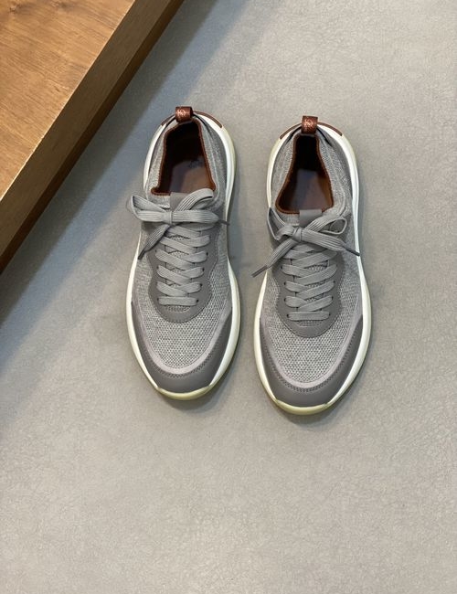 Loro Piana LP Knit Sneakers With Wool Blend Upper