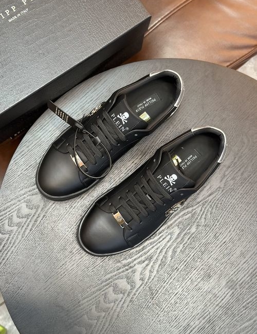 Philipp Plein Punk Style Leather Casual Shoes