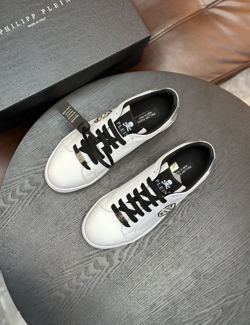 Philipp Plein Punk Style Leather Casual Shoes