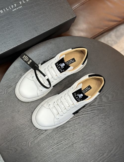 Philipp Plein Napa Leather Shock Absorption Sneakers