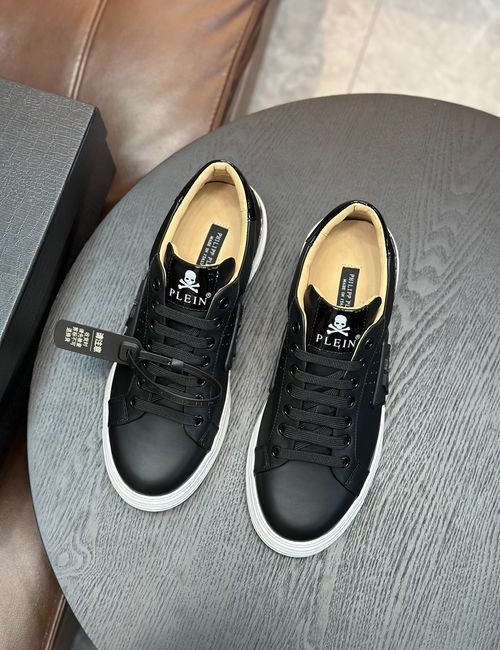 Philipp Plein Napa Leather Shock Absorption Sneakers