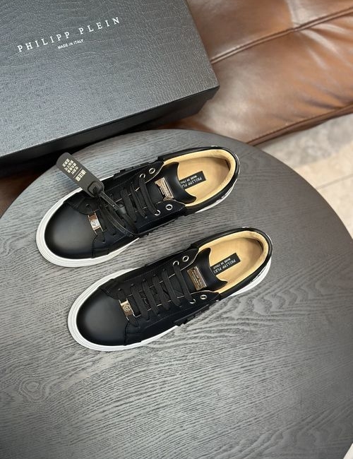 Philipp Plein Napa Leather Shock Absorption Sneakers