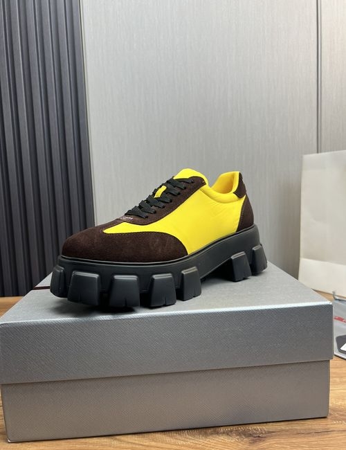 Prada Suede Leather Casual Shoes