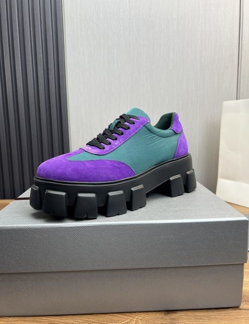 Prada Suede Leather Casual Shoes