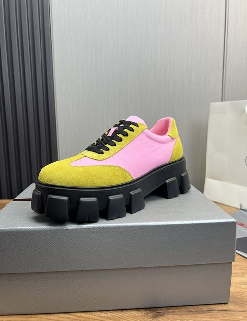 Prada Suede Leather Casual Shoes