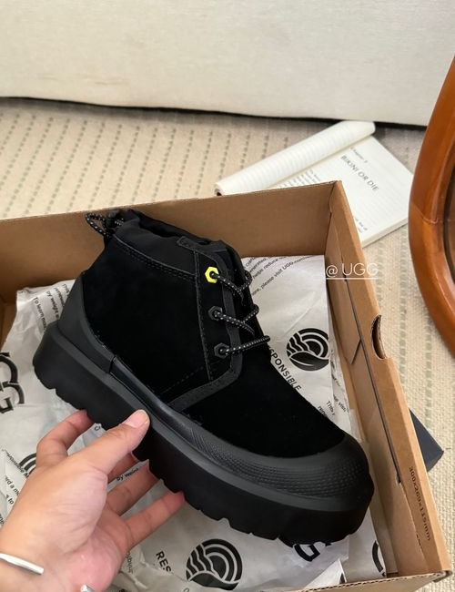 UGG Tasman Boots Cow Leather Wool Lining EVA Sole
