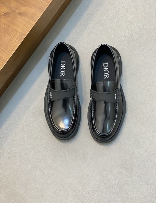 Christian Dior CD Moccasin Shoes Leather Upper TP Sole