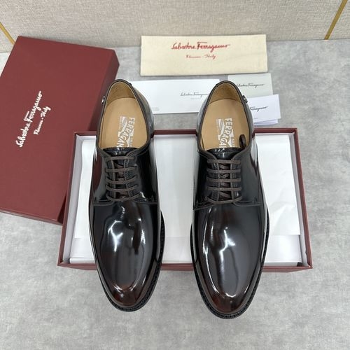 Ferragamo Oxford Shoes With Horsebit Detail
