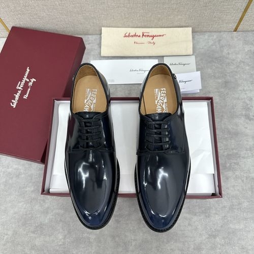 Ferragamo Oxford Shoes With Horsebit Detail