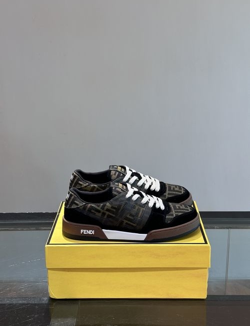Fendi Match Series Couple Casual Sneakers With FF Logo