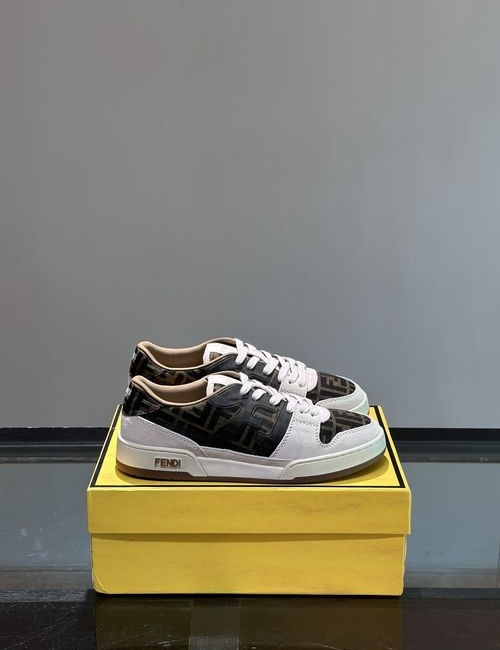 Fendi Match Series Couple Casual Sneakers With FF Logo
