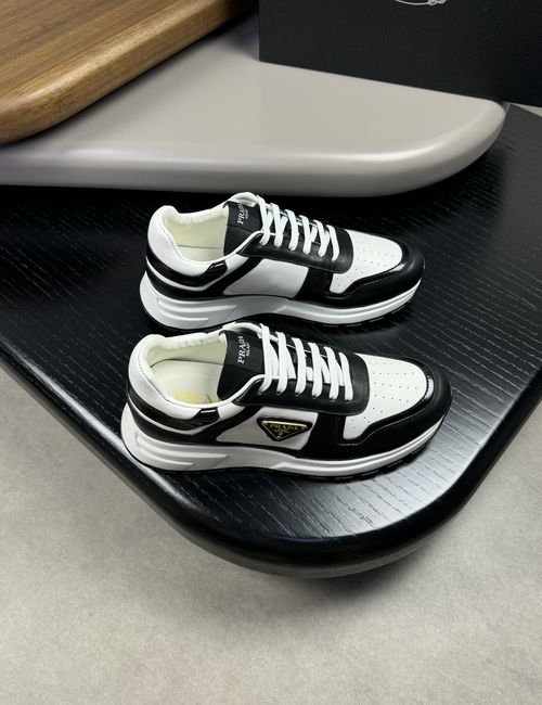 Prada Fine Nappa Leather With Metal Buckle Sole