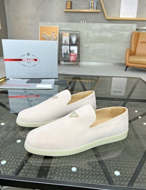 Prada Slip-on Suede Leather Casual Shoes