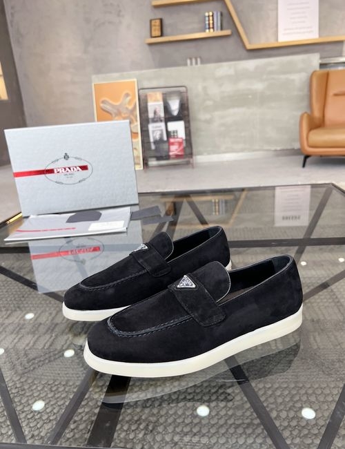 Prada Slip-on Suede Leather Casual Shoes