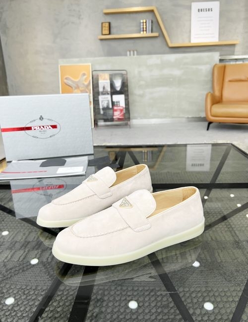 Prada Slip-on Suede Leather Casual Shoes