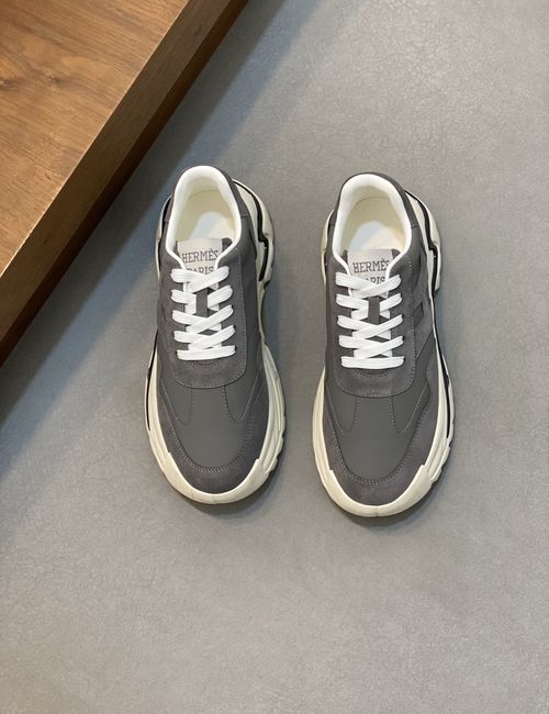 Hermes Hugo Thick Sole Sneakers With H Details