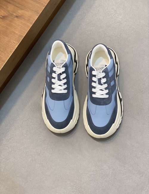Hermes Hugo Thick Sole Sneakers With H Details
