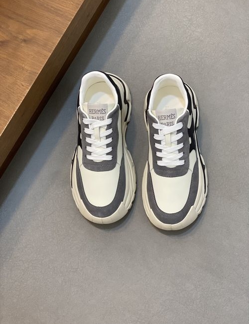 Hermes Hugo Thick Sole Sneakers With H Details