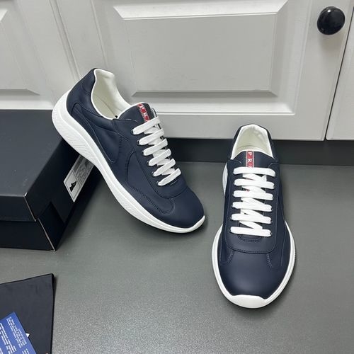 Prada Linea Rossa Casual Leather Sneakers