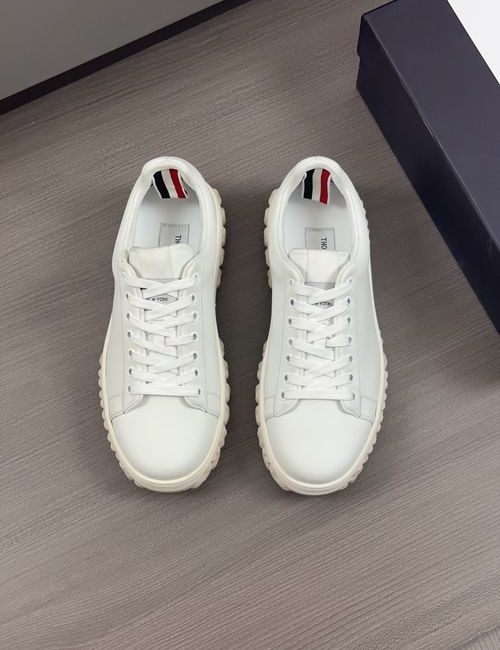 Thom Browne Light Casual Loafers With Colorful Stripes