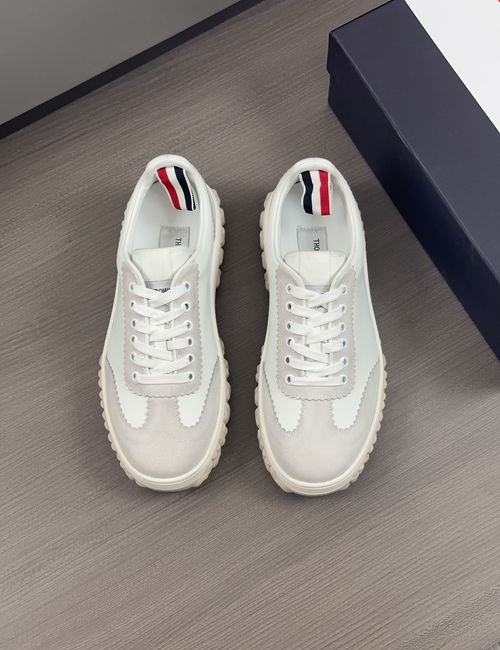 Thom Browne Light Casual Loafers With Colorful Stripes