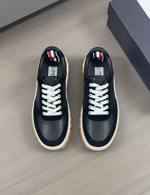 Thom Browne Light Casual Loafers With Colorful Stripes
