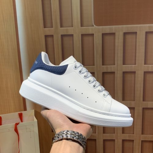 McQueen Snakeskin Pattern Casual Sneakers