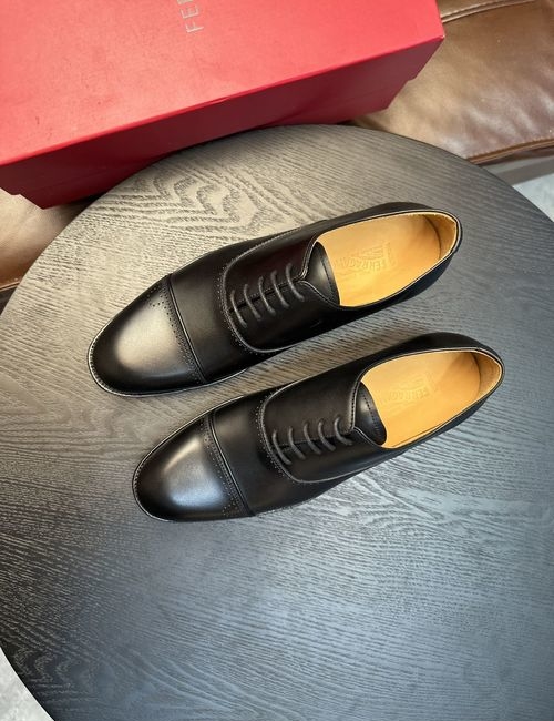 Fendi Patent Cowhide Casual Leather Shoes