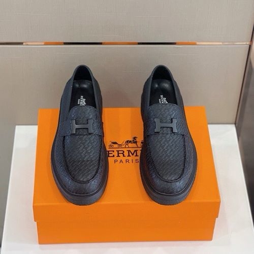 Hermes Urban Outdoor Loafers, Genuine Leather Sole
