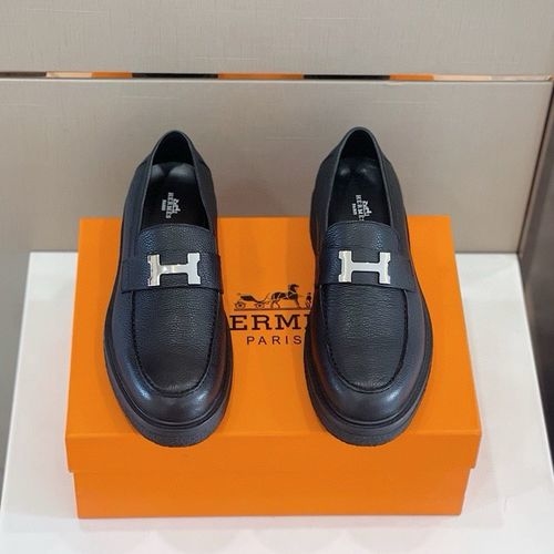 Hermes Urban Outdoor Loafers, Genuine Leather Sole